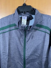 NWT Men’s Holloway Raider Light Weight Jacket Size XL Gray w/Green $39.80 RTL