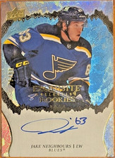2021-22 Upper Deck Ice #R-JN Jake Neighbours Exquisite Rookies Auto /99