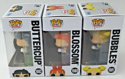 Funko Pop! Powerpuff Girls Blossom #1080 Buttercup #1082 Bubbles