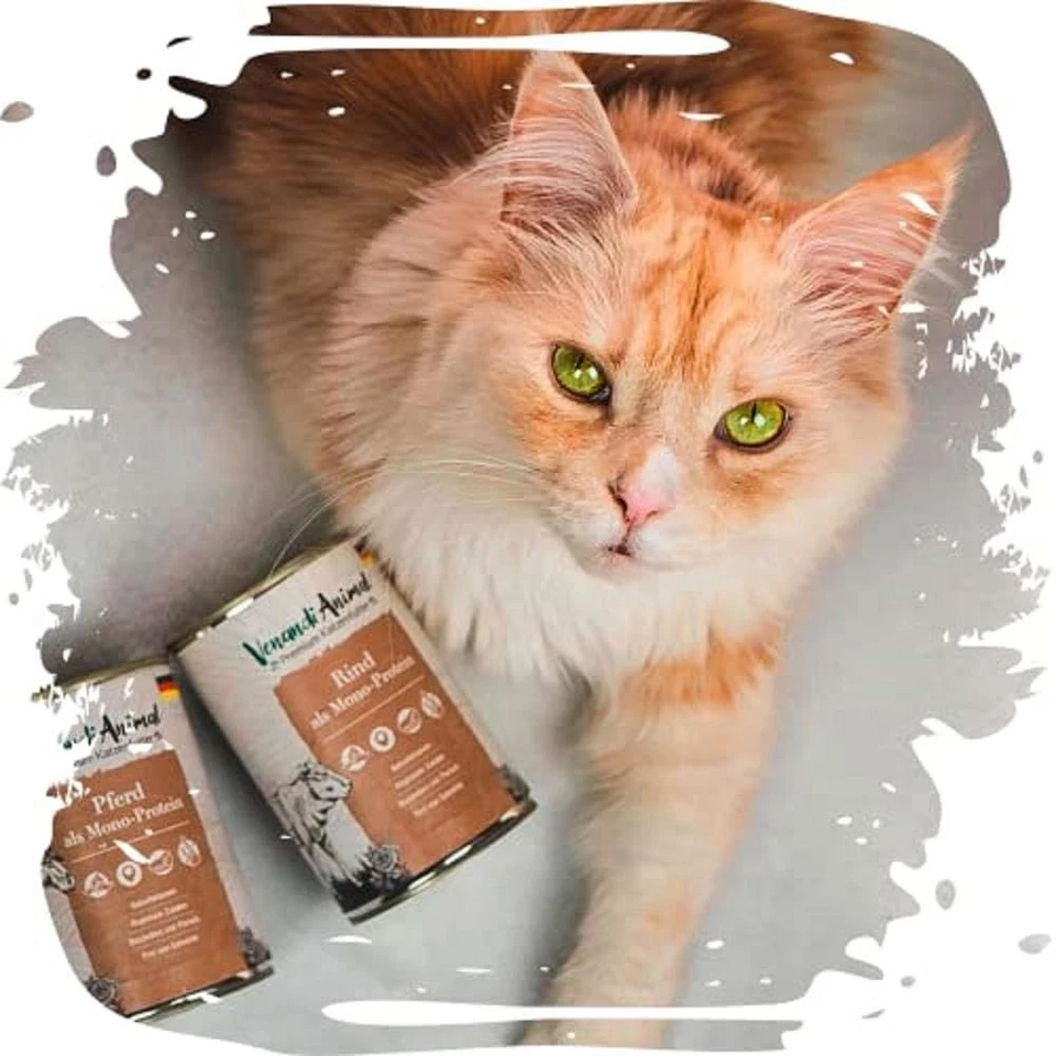 Venandi Animal - Premium Nassfutter für Katzen - Rind als Monoprotein 12er Pa... - Bild 4 von 4