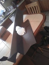 1992-97 FORD F150 F250 F350 REGULAR & CREW CAB RT REAR C PILLAR TRIM, OPAL GRAY 