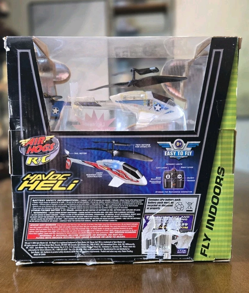 Air Hogs Radio-Controlled Havoc Heli by Spin Master 2006 - NEW OPEN BOX - Image 2 of 4
