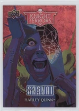 2023-24 Upper Deck DC Annual Knight Terrors Red 51/199 Harley Quinn #KT-20 7v7