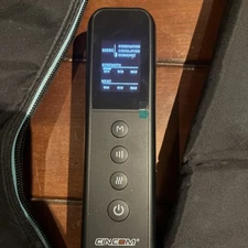 CINCOM LEG MASSAGER WITH HEAT AND COMPRESSION, LEG MASSAGER - BLACK