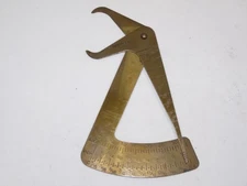 Measurite? Brass Caliper Apparatus Patent Pend. Machinist's Tool