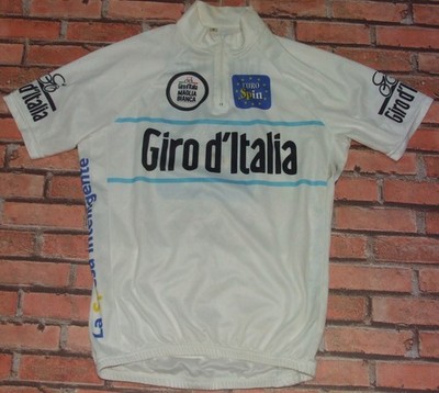 GIRO ITALIA Weiße Trikot Shirt Maillot Fahrrad Radfahren CYCLISM (028) Gr. M
