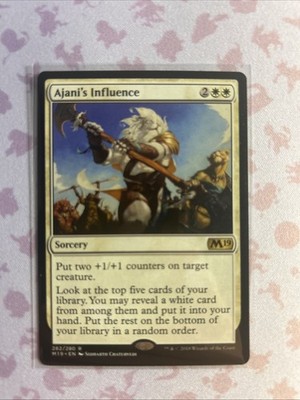 Ajani's Influence 282 NM Normal Core Set 2019 EN