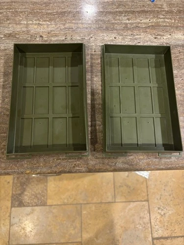 1972 Vintage GI Joe Adventure Team AT II Mobile Support Vehicle 2 Storage Trays