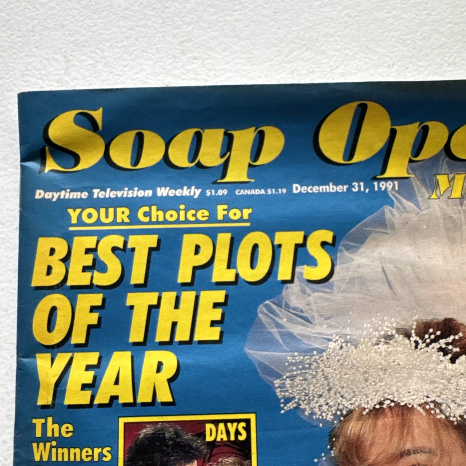 Soap Opera December 31, 1991 Vintage Soap Magazine Volume 1 No. 13 - Image 3 of 4