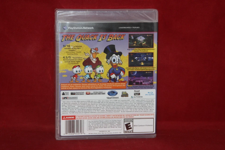 Duck Tales: Remastered (Sony PlayStation PS3, 2013) Factory Sealed - Image 2 of 4