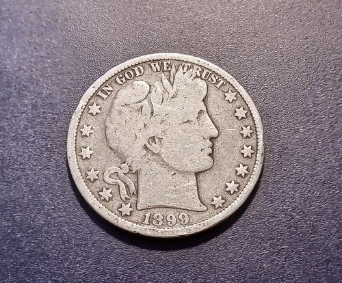 VG 1899-P Barber Half Dollar