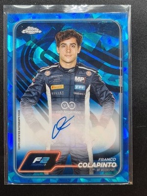 Franco Colapinto 2024 Topps Chrome Formula 1 Sapphire  AUTO AUTOGRAPH  #95794