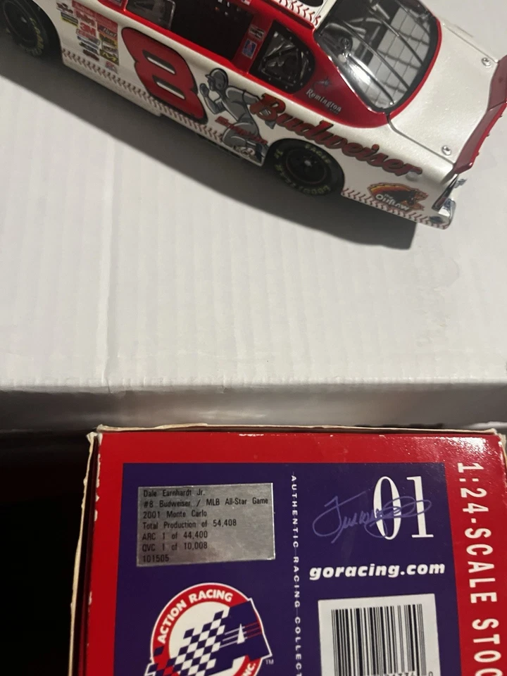 Action Dale Earnhardt Jr 2001 All-Star Game Budweiser Monte Carlo 1/24 Die-Cast Foto 4 de 4