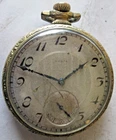 ANTIQUE ELGIN NAT'L WATCH MODEL 3 GRADE 315, 15J WORKING WADSWORTH PILOT GF CASE