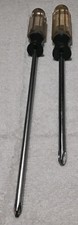 2pc CRAFTSMAN 41297 WF 10" LONG #3/ 41296 WF 11-1/2" #2 PHILLIPS SCREWDRIVER SET