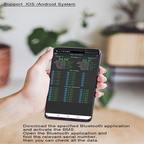 JK SMART BMS 4S-8S 200A Lifepo4 Li-Ion Battery 2A Active Balance+LCD Display AUK - Bild 5 von 13