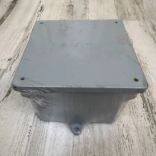 New Cantex 5133710 Weatherproof Electrical PVC Plastic Junction Box 6" x 6" x 4"