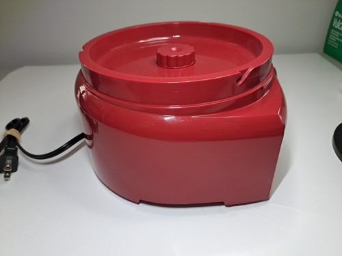 Cuisinart Eismaschine rot Modell ICE-21 Motor nur Basis neuwertig - Bild 6 von 8