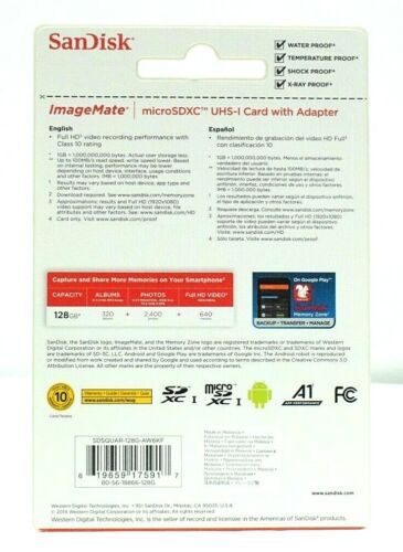 SanDisk ImageMate microSD con adaptador que eliges 64 GB o 128 GB - Imagen 5 de 7