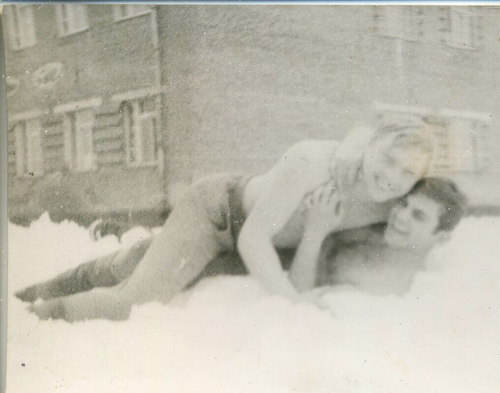 Vintage Gay Interest Photo Handsome Guys hug Love Kiss Hairstyle Military Smile