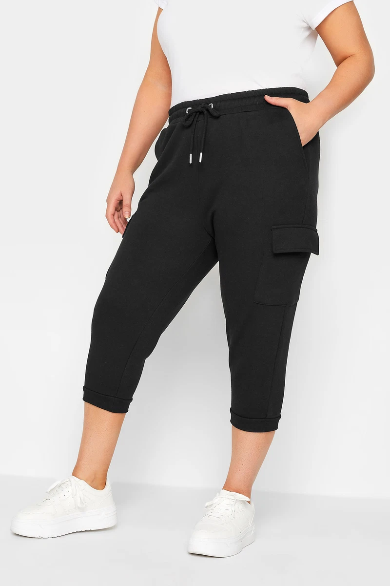 Plus size cropped joggers hot sale