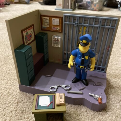 The Simpsons World of Springfield Police Station Complete Working Sound Effects - Picture 1 of 3