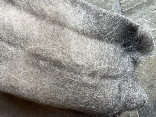 Batting Washed Navajo Churro WOOL ROVING spinning NICE felting fiber Batt fleece - Picture 5 of 7