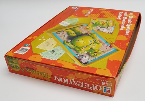 Vintage Operation Shrek Board Game Ogre Film Movie 2004 MB LIGHTS BUT NO SOUND - Picture 17 of 24