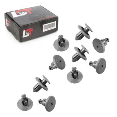 #ad 10X BUMPERS SUPPORT CLIPS For SUBARU In Dark Gray $12.59