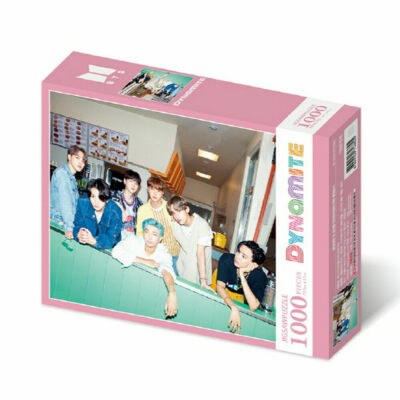 BTS Bangtanboys Dynamite Puzzle 1000 Teile Rosa Spielzeug Hobbys
