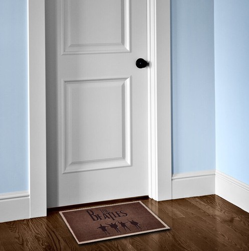 The Beatles Nylons Light Brown Grey Cream Green Door Mat Novelty Gift Music - Picture 10 of 17