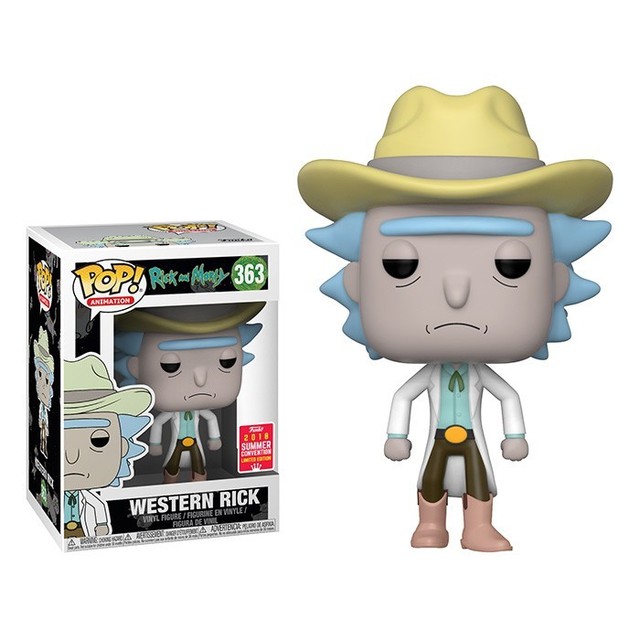 Funko SDCC 2018 Western Rick w/ Pop Protector (shared exclusive) | eBay