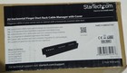 StarTech Cable Management Panel 2U Horizontal Finger Duct Rack Removeable Cover — photo 5