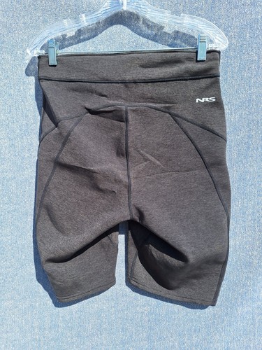 NWOT NRS Mens HydroSkin 0.5 Shorts Size XL Charcoal Neoprene Spandex Compression