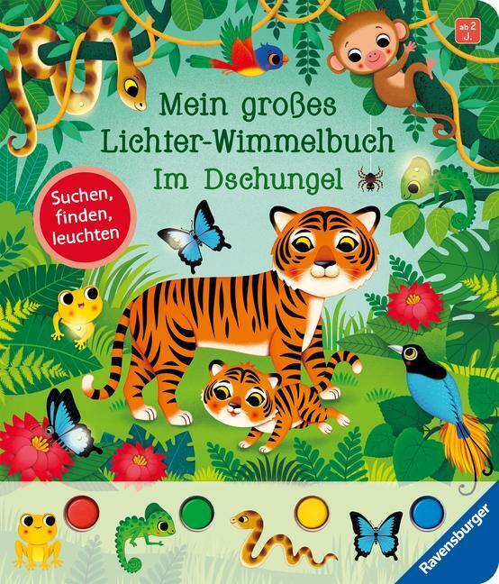 Mein Großes Lichter-wimmelbuch: Dschungel | Sandra Grimm | Buch | 12