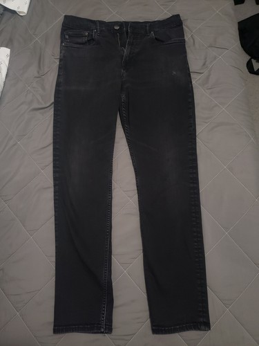 H&M Slim Fit Black Jeans. Men's. 34/32 . Used. Good Condition. - Picture 2 of 5