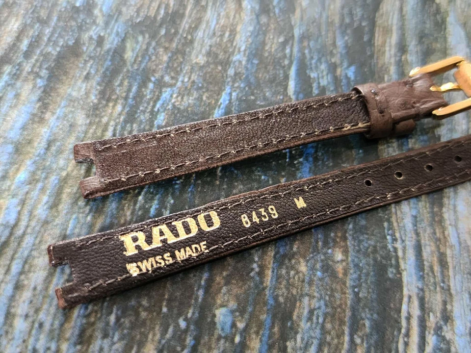 RADO LADIES LEATHER 8439 WATCH STRAP BAND BROWN COLOR. - Image 3 of 3