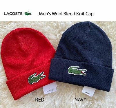 lacoste knitted hat