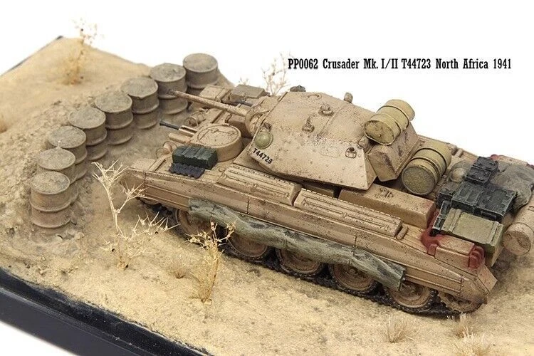 S-Model 1/72 PP0062 Crusader MK.Ⅰ/Ⅱ T44723 Tank North Africa 1941 Model+platform - Image 2 of 4