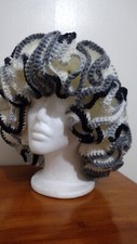 Beautiful Extravagant Handmade Crochet Big Ruffle Hat NEW