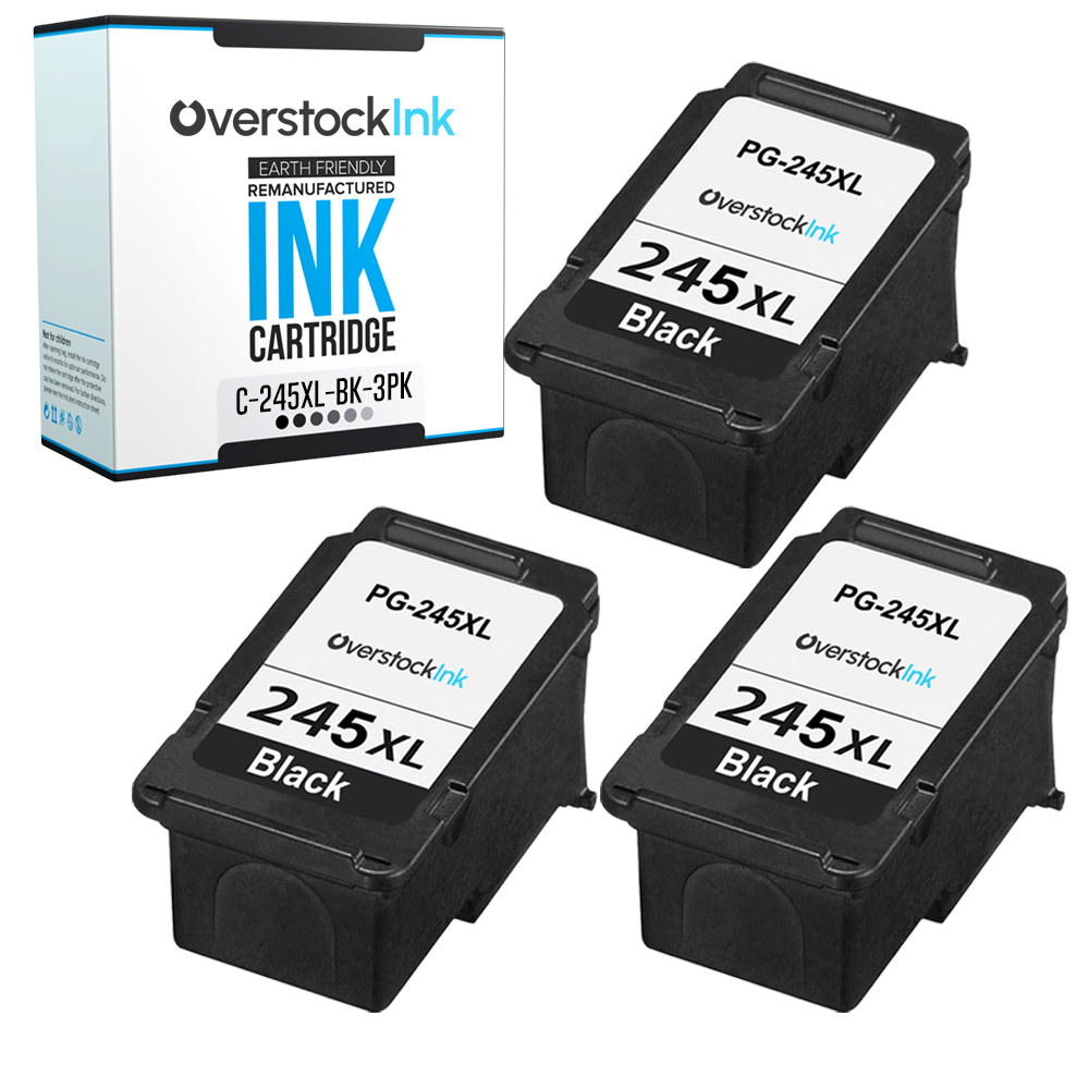 1 Black PG-245 XL Compatible Canon Ink Cartridge – Replacement For Pixma TS202, MG3020, MX492, MG2924