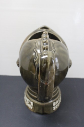 Vintage Ballantine's Scotch Whisky Helmet Shaped Glazed Ceramic Pitcher - Picture 4 of 6