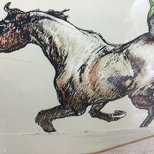 Henri de Toulouse-Lautrec Lithograph Print At the Cirque Fernando Rider on Horse - Picture 7 of 9