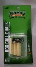 Primos Box Call Chalk "Yellow" 3 Stick Pack+Case #628 Turkey Hunting FREE SHIP 