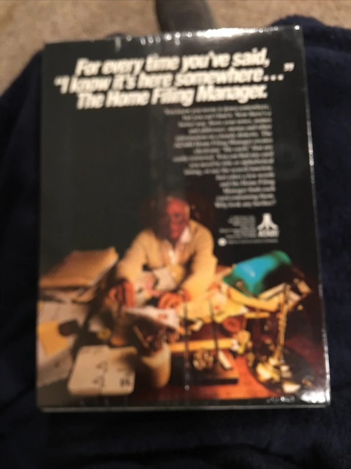 Home Filing Manager (Atari 400,800,XL, XE, 1983, CX415) Brand New/Sealed! - Image 2 of 4