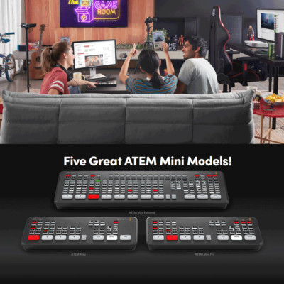 Blackmagic Design ATEM Mini Pro ISO HDMI Live Stream Video