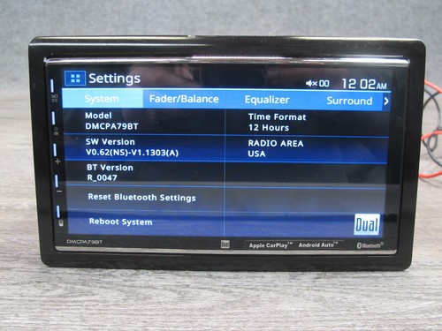 Dual Electronics 7" 2 DIN Digital Media Receiver Apple CarPlay Android Auto - Picture 7 of 15