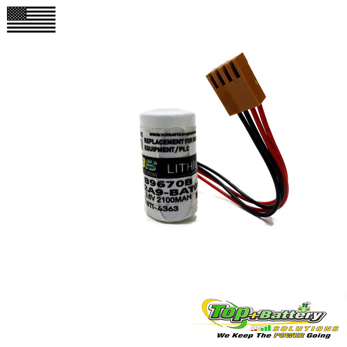 Replacement Battery For ternacell B9670B, Omron C120F Series, C20 Series Qty.1
