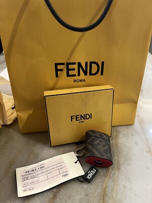 FENDI airpodsケース FENDI Logo Airpods Case Earphone case Leather Beige | eBay
