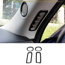 For Mazda Cx-5 17-2024 Black Titanium A Post Pillar Air Outlet Vent Frame Trims